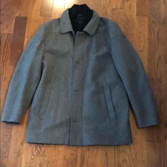 Vince Camuto wool gray coat w/zip out liner XL